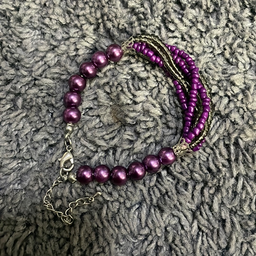 Pretty purple bracelet